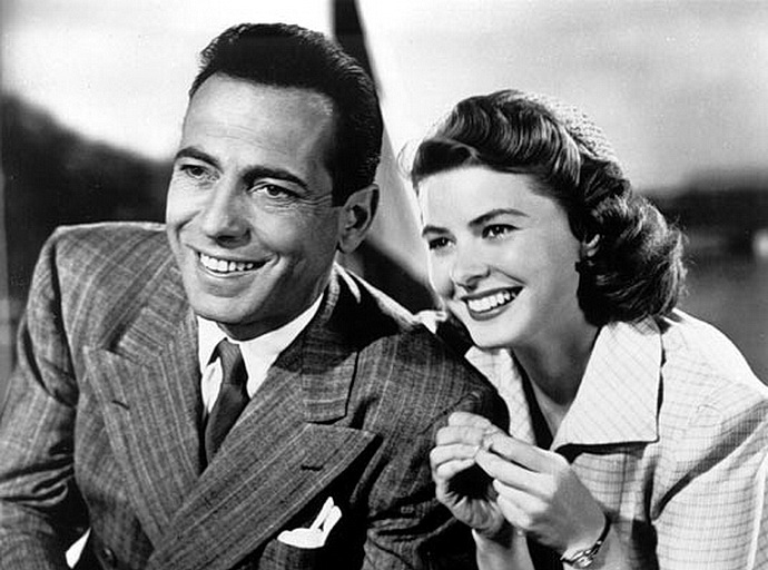 Humphrey Bogart a Ingrid Bergmanov (Casablanca) 