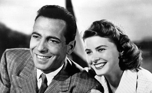 Humphrey Bogart a Ingrid Bergmanová (Casablanca)