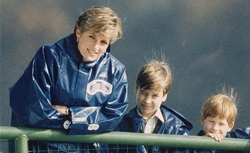 Diana, William a Harry