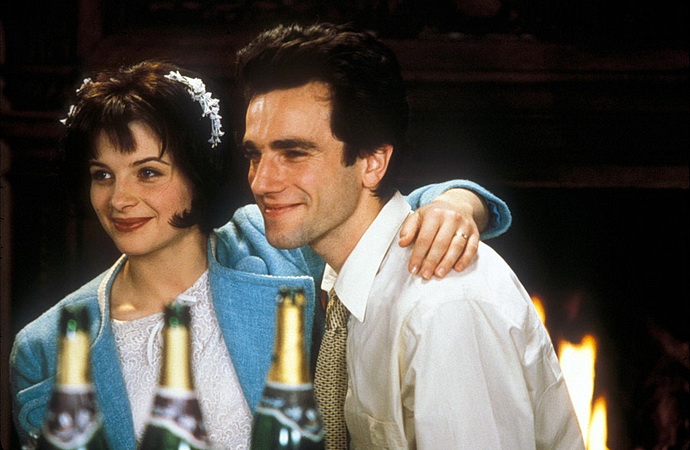 Daniel Day-Lewis a Lena Olinová (Nesnesitelná lehkost bytí)