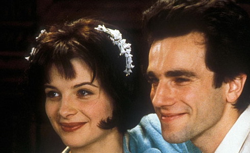 Daniel Day-Lewis a Lena Olinová (Nesnesitelná lehkost bytí)