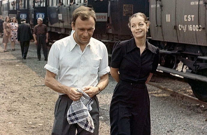 Jean-Louis Trintignant a Romy Schneiderová