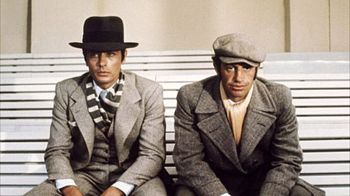 Alain Delon a Jean-Paul Belmondo (Borsalino)