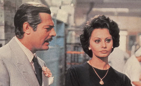 Marcello Mastroianni a Sophia Lorenov