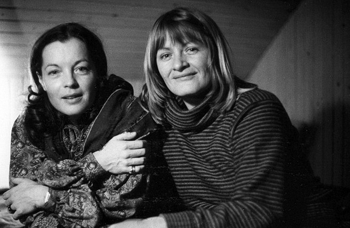 Romy Schneider a Alice Schwarzer 