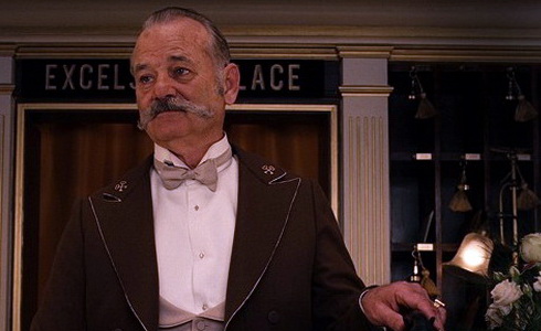 Bill Murray ve filmu Grandhotel Budapešť