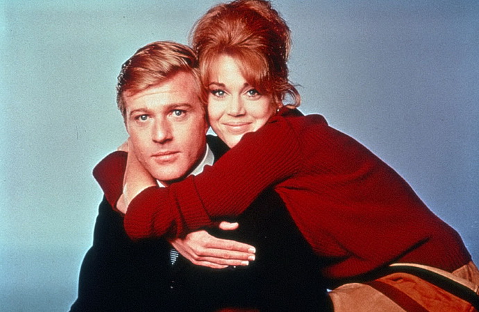 Robert Redford a Jane Fondov (Bos nohy v parku)