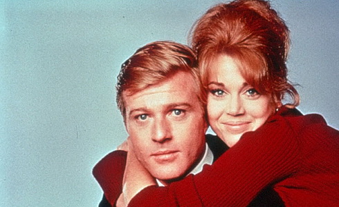 Robert Redford a Jane Fondová (Bosé nohy v parku)