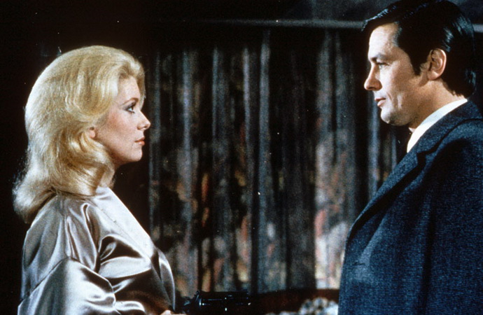 Catherine Deneuveová a Alain Delon (Policajt)