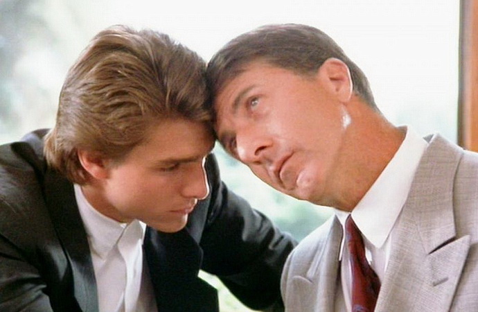 Tom Cruise a Dustin Hoffman  (Rain Man)