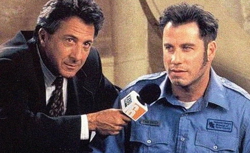 Dustin Hoffman a John Travolta (Msto lenc)