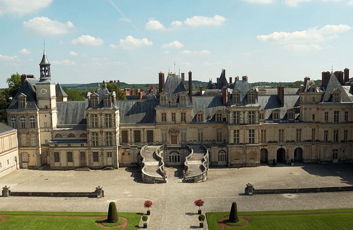 chvatn palc ve Fontainebleau