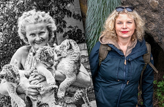 Joy Adamsonov� a Zuzana Beranov�