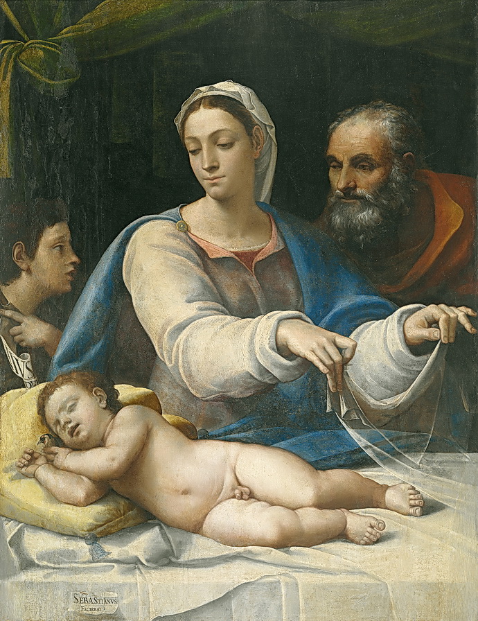 S. del Piombo, Madona s roukou, kolem 1520