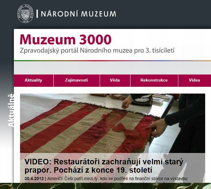 Nov zpravodajsk portl Muzeum 3000