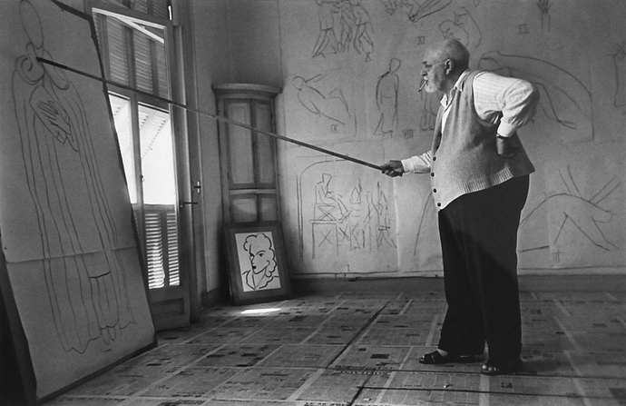 H. Matisse,  France, fotil R. Capa, 1949