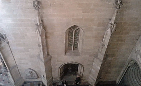 Nevedn pohled na kapli sv. Vclava v katedrle sv. Vta