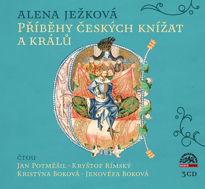 Přebal 3CD Příběhy českých knížat a králů
