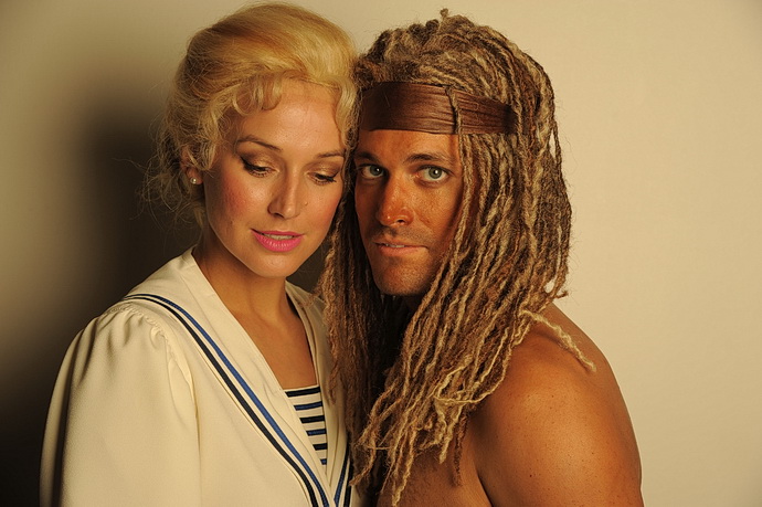 Petra Vojtková (Jane) a Robert Urban (Tarzan)