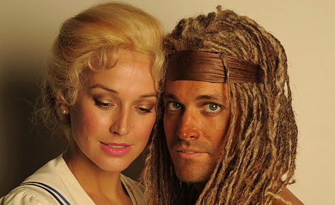 Petra Vojtková (Jane) a Robert Urban (Tarzan)