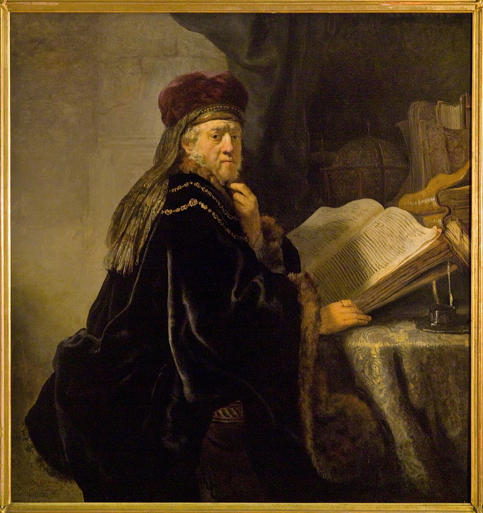 Rembrandt Harmenszoon van Rijn, Učenec ve studovně, 1634