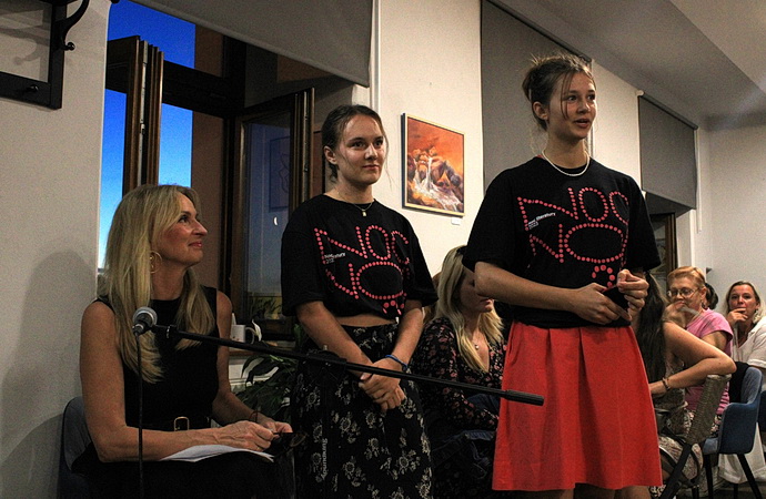 Ivana Chýlková na happeningu Noc literatury