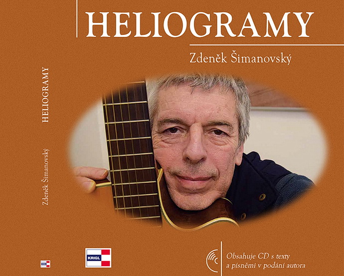 Přebal knihy + CD Heliogramy