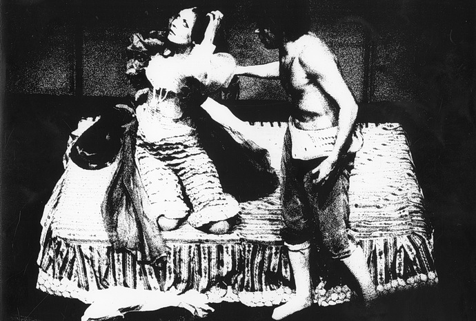 E. Steimarová, J. Hrzán, Candide (Činoherní klub, 1971)