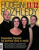 Obálka Hudebních rozhledů č. 11/ 12