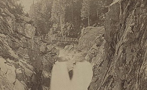 Vodopd Reichenbach – III. pd, z cesty v r. 1883