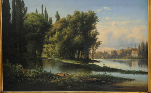 Hugo Ullik, Soutok ek, 1863, olej