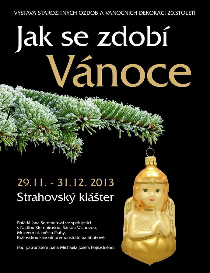 Plakát výstva Jak se zdobí Vánoce