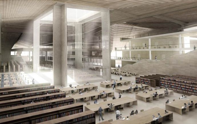 Rafi Segal:  Vizualizace nvrhu nrodn knihovny Izraele