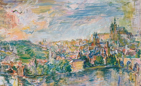 Oskar Kokoschka a Praha