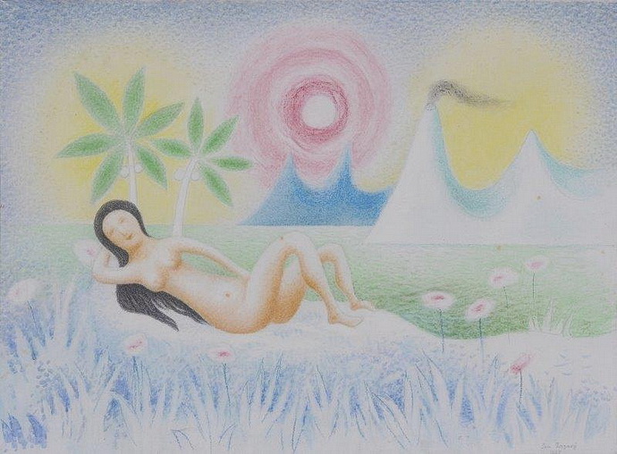 Jan Zrzavý, Tichomořská najáda, 1965