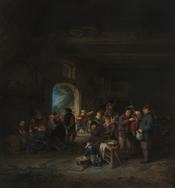 Tanec ve stodole (Adriaen van Ostade)