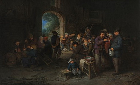 Tanec ve stodole (Adriaen van Ostade)