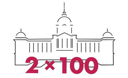 2 × 100