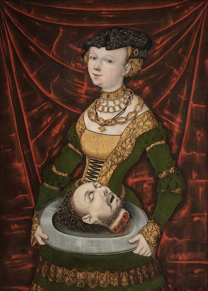 Mistr IW, Salome s hlavou sv. Jana Křtitele (1525)