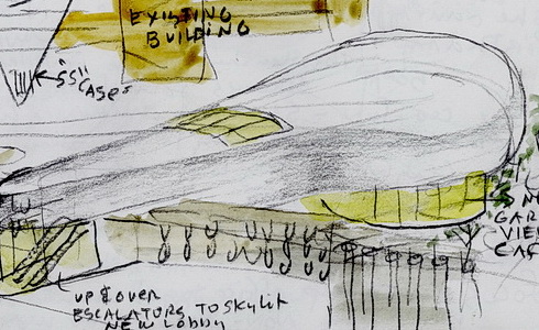 Steven Holl - Akvarel Koncertní sál v Ostravě