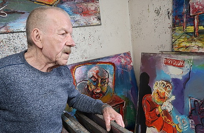 Tomáš Měšťánek v ateliéru
