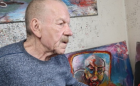 Tomáš Měšťánek v ateliéru