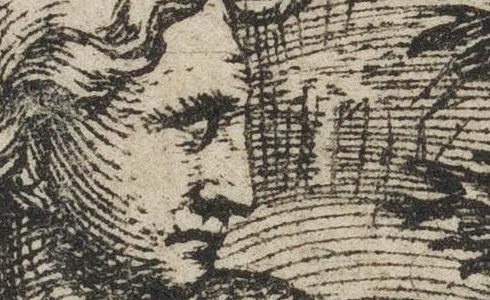 Georg Pencz - Diana a Aktaion, kolem 1533