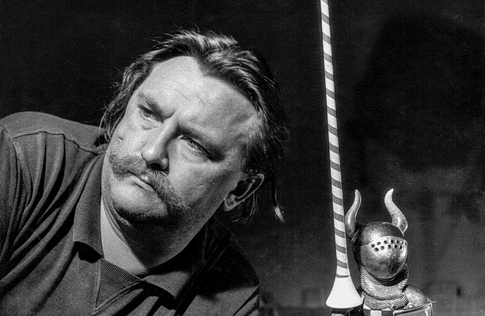 J. Trnka, natáčí filmu Princ Bajaja, 1950 (Foto: K. Ludwig)