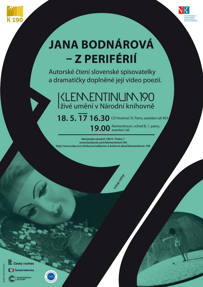 Jana Bodnárová – Z periférií (Poster na akci)