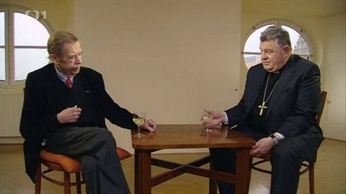 V. Havel a D. Duka v roce 2011