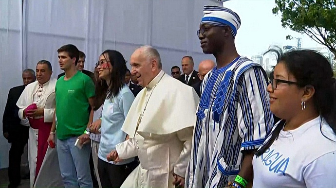 Pape Frantiek (Cesty vry: Za papeem do Panamy)