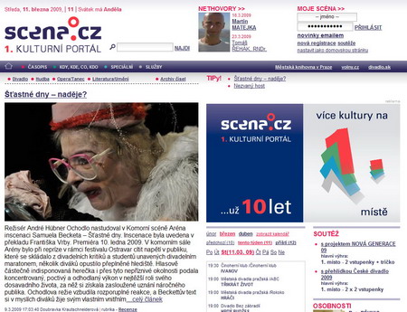 Scena.cz ... už 10 let