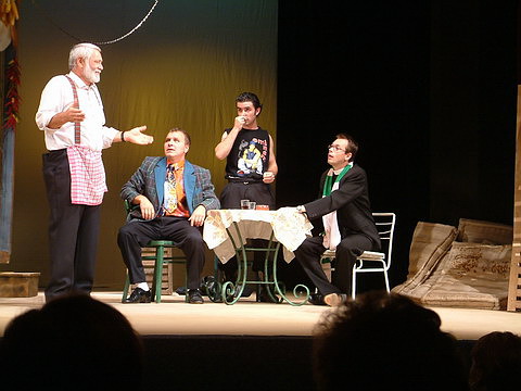 Zleva: Boek Tomek (Hospodsk), Kamil Pulec (Kolk),  Zdenk Trlek (epa) a Josef Kubnik (Far)