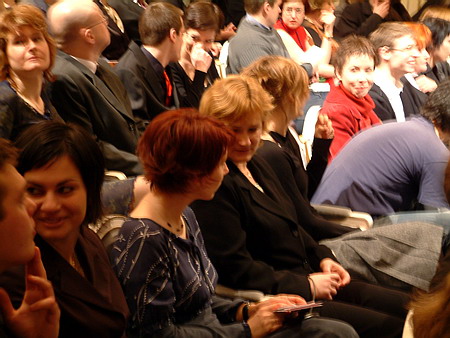 ekn na Radoka – delegace ze Slovckho divadla Iva ulajov a Naa Slachov